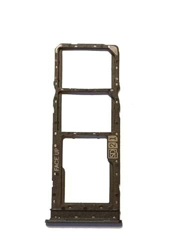 Repuesto compatible con Motorola Moto G23 XT2333 XT-2333 Try Tray Bandeja alojamiento porta tarjeta SIM 1 + Ranura SIM 2 o zapata para lector de memoria Micro SD (Matte Charcoal)