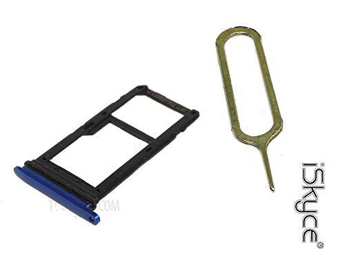 iSkyce - Cajón Nano Tarjeta SIM SD para HTC U11, Color Azul Oscuro