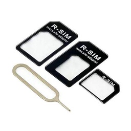Adaptador de Tarjeta SIM 3 en 1 para XIAOMI Redmi Note 5 Smartphone Micro-SIM Nano-SIM Universal