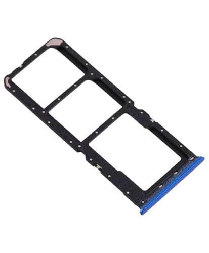 Genérico Bandeja SIM Compatible para OPPO A5 2020 Space Purple Purpura Azul Tarjeta