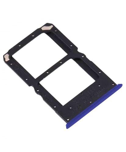Genérico Bandeja SIM Compatible para OPPO Reno Z Purpura Morado Azul Tarjeta Lateral