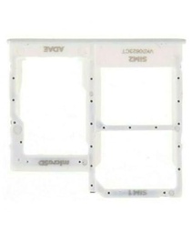 Genérico Bandeja SIM para Samsung Galaxy A41 Adaptador Tarjeta Micro SD Repuesto Blanco