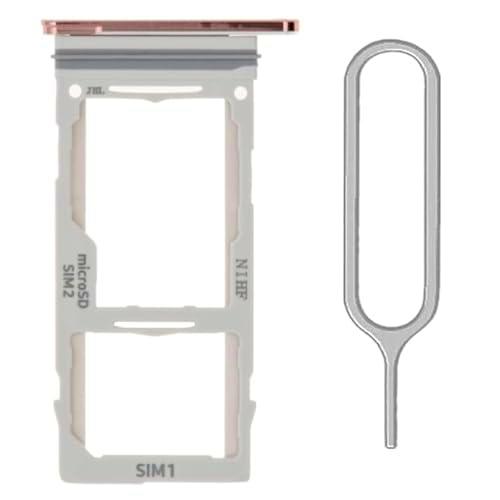 Bandeja SIM de repuesto para Samsung Galaxy Note 20 Ultra Dual Sim ranura de goma con bandeja SIM herramienta eyectora SM-N986 (bronce)