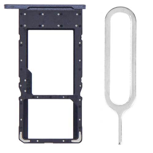 iReplaceParts - Bandeja SIM de repuesto con ranura de doble ranura de goma con bandeja SIM para Samsung Galaxy Tab A7 Lite SM-T220 SMT225 (gris)