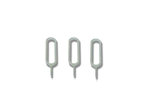 System-S Juego de 3 Agujas para Tarjeta SIM, Color Gris