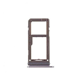'Repuesto Tray Holder Bandeja alloggio Trineo Micro SD + Puerta Nano Tarjeta SIM&quot;Grey Gris Oscuro para Samsung Galaxy S8 G950 g950 F S8 Plus + G955 g955 F