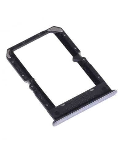 Genérico Bandeja SIM Compatible para REALME GT Master Edition Blanco Luna Plata Tarjeta