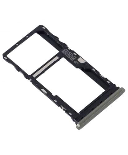 Genérico Bandeja SIM Compatible para Motorola Moto G51 5G Tarjeta SD Bright Silver Plata