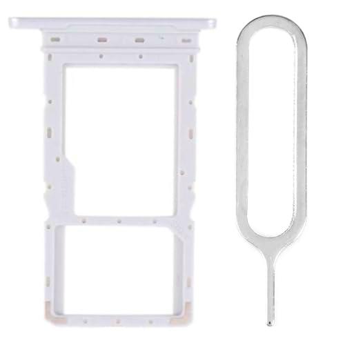 iReplaceParts - Bandeja SIM de repuesto con ranura de doble ranura de goma con bandeja SIM para Samsung Galaxy Tab A8 (10.5 pulgadas) SM-X200 SM-X205 (plateado)