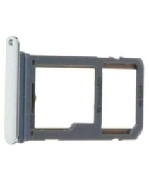 Genérico Bandeja SIM para Samsung Galaxy S8 / S8 Plus Adaptador Tarjeta Plata Gris