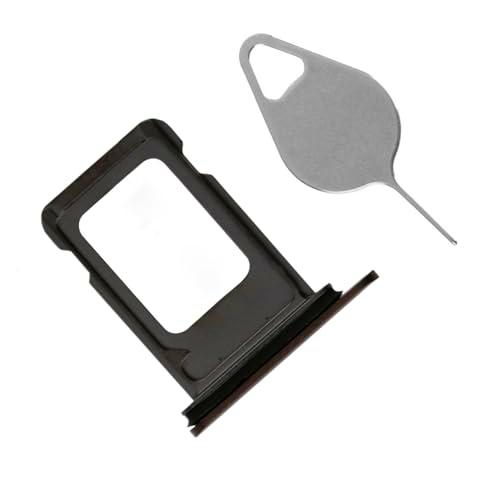 OnlyTech - Cajón doble SIM negro con extractor de repuesto para iPhone 11 Pro y 11 Pro Max