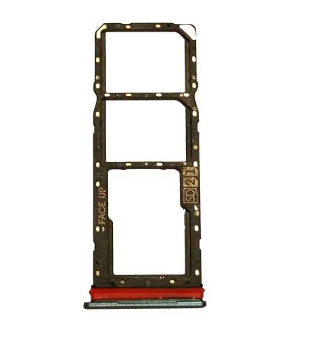 Repuesto compatible con Motorola Moto G13 XT2331 XT-2331 Carro bandeja alojamiento tray porta tarjeta nano Sim1 + SIM 2 + ranura memoria Micro SD Card (azul)