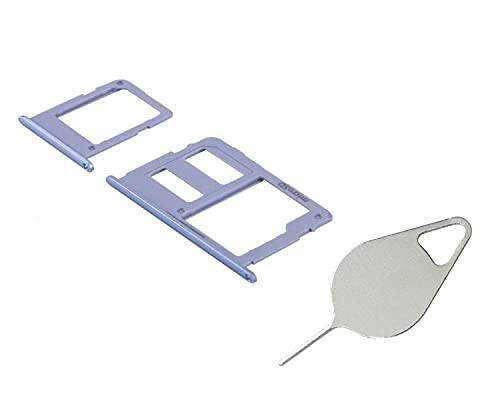 OnlyTech- Cajón para tarjeta SIM y tarjeta de memoria micro SD compatible con Samsung Galaxy J7 2017 SM-J730 azul + herramienta de extracción