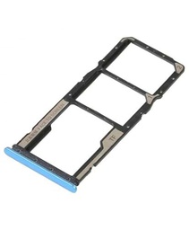 Genérico Bandeja SIM Compatible para XIAOMI REDMI 10C Tarjeta Lateral SD Azul Oceano