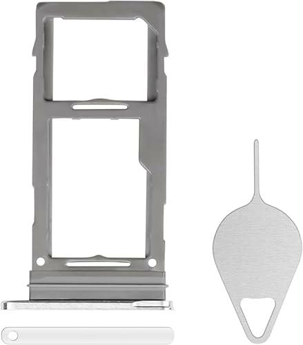 Bandeja de tarjeta SIM de repuesto para Samsung Galaxy S20 Ultra (blanco