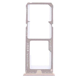 Wewoo - Bandeja para tarjeta SIM + SIM + Micro SD para Oppo A73 (oro)