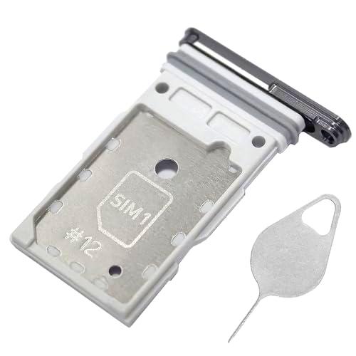 Galaxy S24+ Bandeja de tarjeta SIM de repuesto dual S24 Plus Soporte de ranura para tarjeta SIM para Samsung Galaxy S24+ 5G de 6.7 pulgadas S926U1 S926E SM-S926U Bandeja de tarjeta SIM Parte de