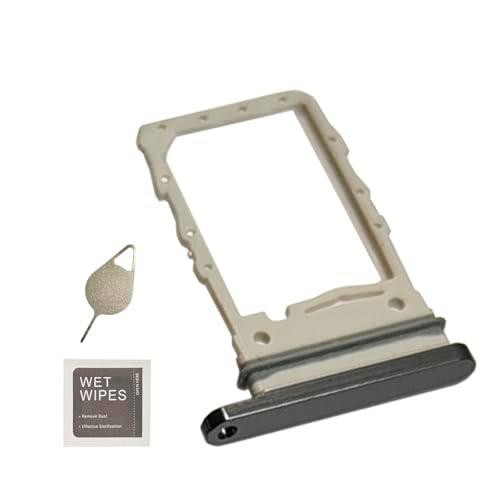 F731u - Bandeja de tarjeta SIM de repuesto para Samsung Galaxy Z Flip 5 F731 (negro)