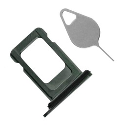 OnlyTech - Cajón SIM verde noche con extractor de repuesto para iPhone 11 Pro y 11 Pro Max