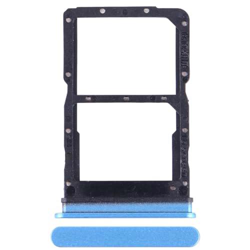 Generico Compatible con Honor 90 Lite/CRT-NX1 Pantalla 6.7 Try Tray Bandeja de alojamiento Porta Tarjeta Dual SIM Card SIM 1 + Ranura SIM 2 Trineo Lector (Azul)