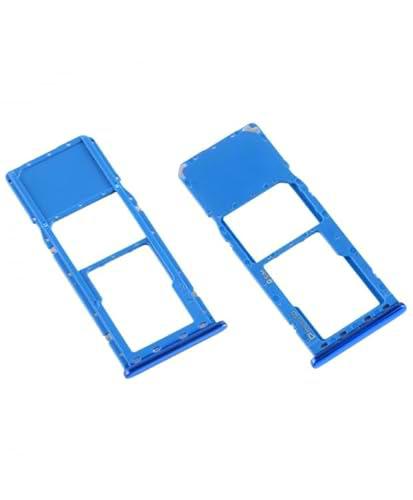 Bandeja SIM para Samsung Galaxy A7 2018 1 SIM Adaptador Tarjeta Micro SD Azul