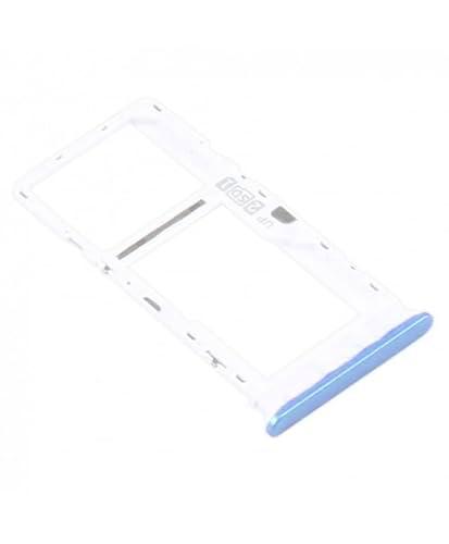 Genérico Bandeja SIM Compatible para Motorola Moto G84 5G Marshmallow Blue Plata Tarjeta