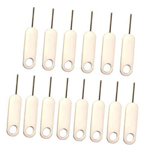 Operitacx 20piezas Extractor De Tarjeta Sim Metalico Pin De Expulsión para Tarjetas Sim De Teléfono Útil Extractor para para Smartphones y Eyectores De De Teléfono