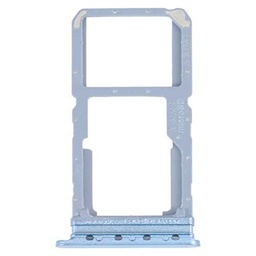 Compatible con OPPO A57 5G / A77 5G / K10 5G Try tray Bandeja de alojamiento para tarjeta SIM 1 + ranura SIM 2 o trineo para lector de memoria Micro SD (BLU)