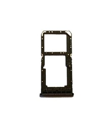 Repuesto compatible con OPPO A98 5G CPH2529 Try Tray Bandeja alojamiento porta tarjeta SIM 1 + Ranura SIM 2 o zapata para lector de memoria Micro SD (negro)