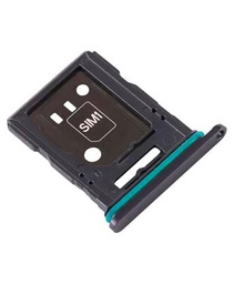 Genérico Bandeja Tarjeta SIM Compatible para OPPO Reno 10X Zoom Negro Negra Lateral