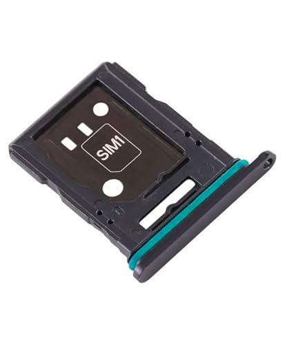 Genérico Bandeja Tarjeta SIM Compatible para OPPO Reno 10X Zoom Negro Negra Lateral