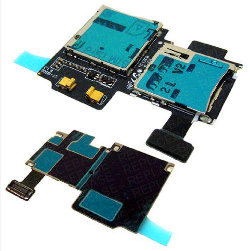 SLot Flex Sim SD Card Reader Holder para Samsung Galaxy S4 i9500