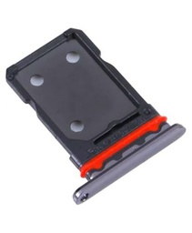 Genérico Bandeja SIM Compatible para OPPO Find X5 / Pro Tarjeta Negro vidriado Repuesto