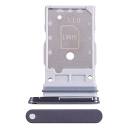 Compatible con Samsung Galaxy S24 5G SM-S921B S921B / S24+ Plus 5G SM-S926B S926B Try Tray Bandeja alojamiento porta tarjeta Dual SIM Card Sim 1 + Ranura SIM 2 Try Lector (negro)
