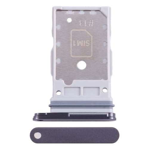 Compatible con Samsung Galaxy S24 5G SM-S921B S921B / S24+ Plus 5G SM-S926B S926B Try Tray Bandeja alojamiento porta tarjeta Dual SIM Card Sim 1 + Ranura SIM 2 Try Lector (negro)