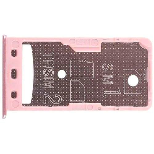 Genérico Bandeja SIM para XIAOMI REDMI 5A Adaptador Micro Soporte Porta SD Tarjeta Rosa