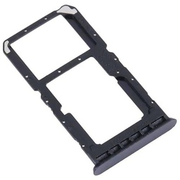 Genérico Bandeja SIM Compatible para OPPO A96 4G Noche Estrellada Negro Tarjeta Lateral