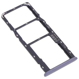 Genérico Bandeja SIM Compatible para REALME 6 Comet White Blanco Plata Tarjeta Repuesto
