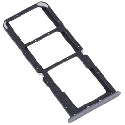 Genérico Bandeja SIM Compatible para REALME 8 4G Plateado Cyber Plata Tarjeta SD Repuesto