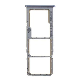 Ranura doble para tarjeta SIM y bandeja para tarjeta microSD de repuesto para Samsung Galaxy A50s Prisma Silver SM-A507F SM-A507FN SM-A5070