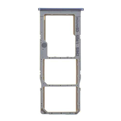 Ranura doble para tarjeta SIM y bandeja para tarjeta microSD de repuesto para Samsung Galaxy A50s Prisma Silver SM-A507F SM-A507FN SM-A5070