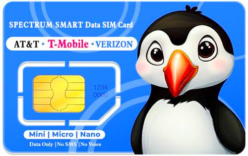 Tarjeta SIM de datos inteligentes en red AT&amp;T, T-Mobile y Verizon