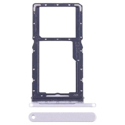 Generico Repuesto compatible con Samsung Galaxy Tab A9 SM-X115 Try Tray bandeja alojamiento porta tarjeta SIM + ranura para lector de tarjeta memoria Micro SD (plateado)