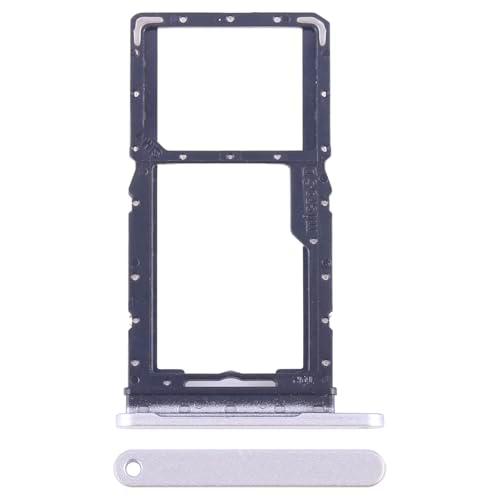 Generico Repuesto compatible con Samsung Galaxy Tab A9 SM-X115 Try Tray bandeja alojamiento porta tarjeta SIM + ranura para lector de tarjeta memoria Micro SD (plateado)