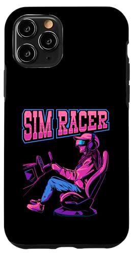 Carcasa para iPhone 11 Pro SIM Racer Virtual Racing Gamer para entusiastas de las carreras