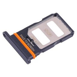 Genérico Bandeja SIM Compatible para Xiaomi Redmi Note 12 Pro+ Plus Negro Medianoche