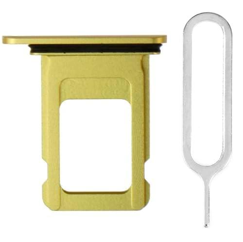 iReplaceParts - Bandeja SIM de repuesto para doble ranura de tarjeta SIM con herramienta de expulsión de bandeja SIM para iPhone XS Max (6.5 pulgadas) (dorado)