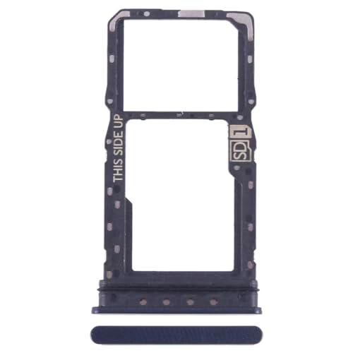 Repuesto compatible con Motorola Moto G 5G 2023 XT2313-4 XT2313-6 XT2313-3 Carro bandeja soporte adaptador ranura porta tarjeta carro para tarjeta SIM + compartimento memoria Micro SD (negro)