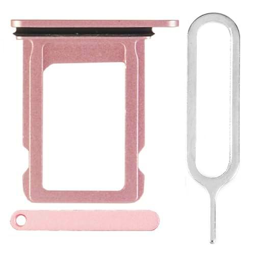 iReplaceParts - Bandeja SIM de repuesto para ranura de tarjeta SIM con herramienta eyectora de bandeja SIM para iPhone 13 Mini (5.4 pulgadas) (rosa)