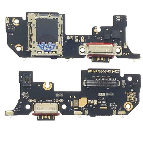 Genérico Placa carga/lector SIM compatible para Xiaomi 14T Pro WCHMK70Z-5G conector usb